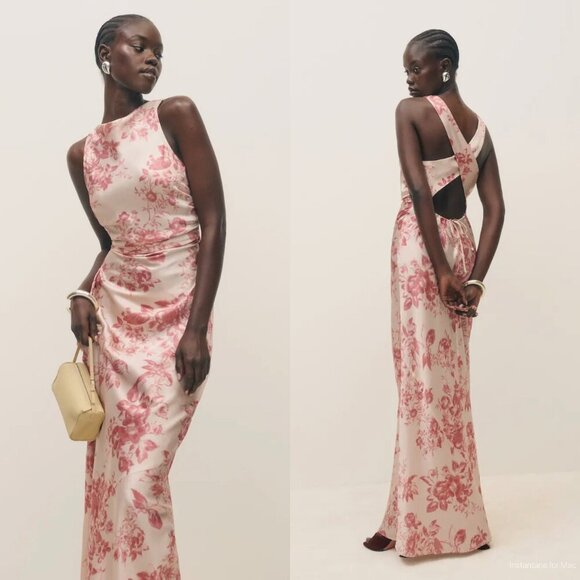 Reformation Anaiis Silk Maxi Dress - Picture 1 of 7